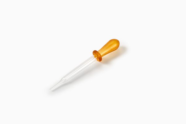 Pipette 1ml Glas mit Gummisauger