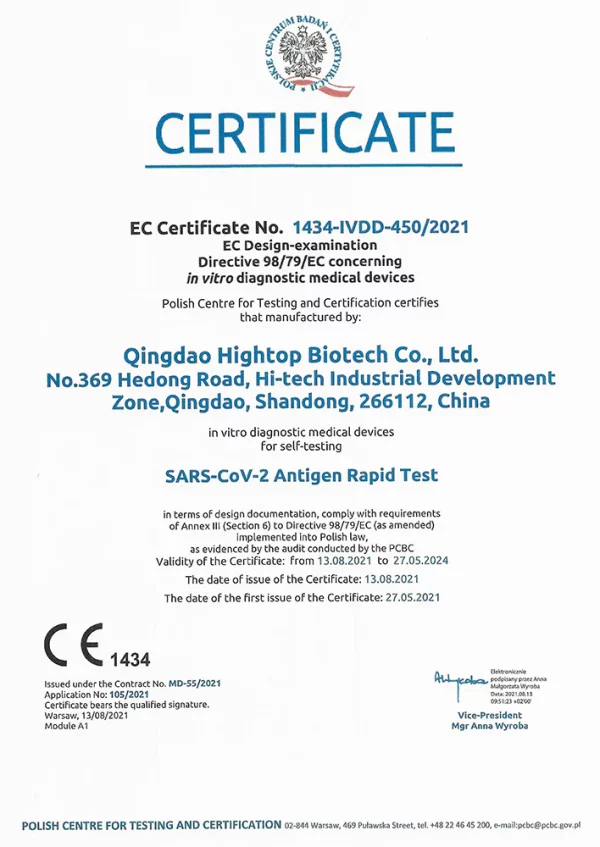 Covid-19 AG-Test HIGHTOP 5 Stk. – Bild 3